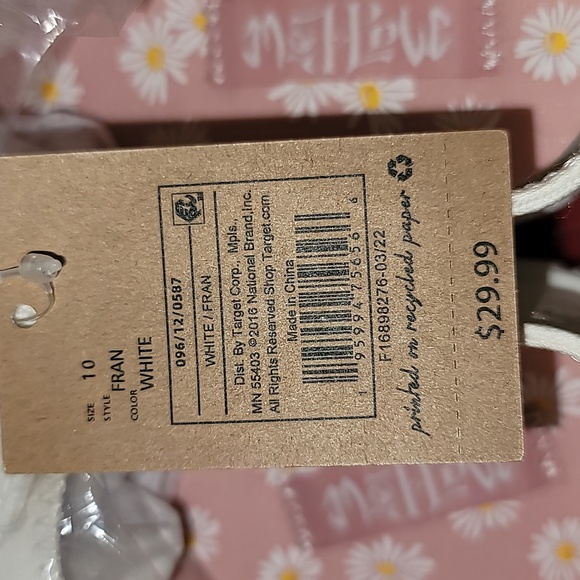 *Mad Love Women's  Fran Sneakers - White, Size 10 - Picture 6 of 7